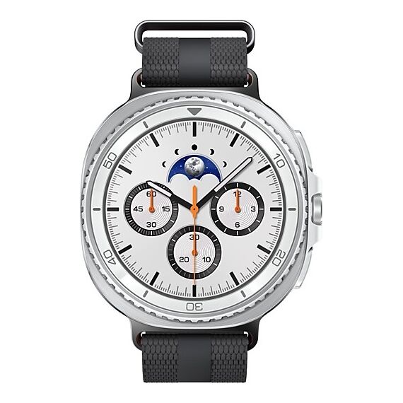 Galaxy Watch 8 Classic | 46 мм | 4G LTE | White | Athleisure/Graphite | S/M, Тип ремешка : Athleisure, Размер корпуса : 46 мм, Цвет: White, Цвет ремешка: Graphite, Размер ремешка : S/M, Подключение часов : Bluetooth / Wi-Fi + 4G LTE, изображение 3